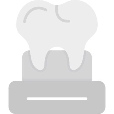 Diş bakımı izole edilmiş ikon vektör çizimi tasarımı