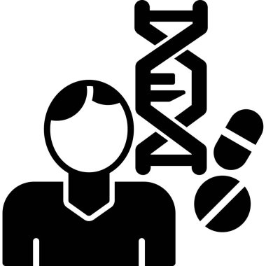 Genetik DNA testi simgesi