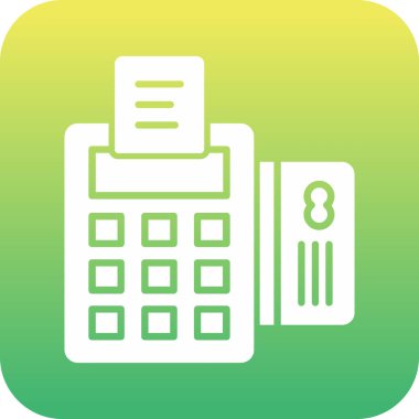 hesap makinesi simgesi, vektör illüstrasyonu