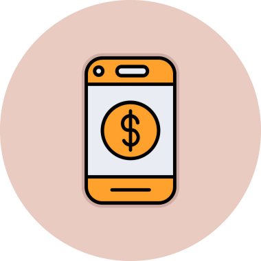 cep telefonu vektör simgesi