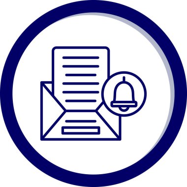 Zarf postası. Web simgesi