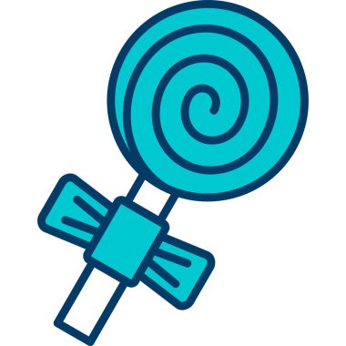 - Şeker. Web simgesi basit illüstrasyon