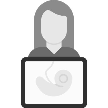 Modern simgenin vektör illüstrasyonu