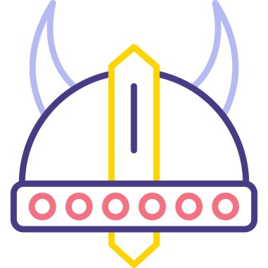 Kask ağ simgesi, vektör illüstrasyonu