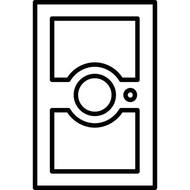 kamera simgesi vektör illüstrasyonu