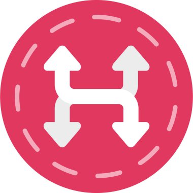 donut. Web simgesi basit illüstrasyon