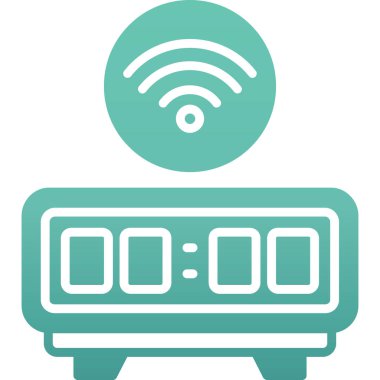 Çalar saat simgesi. vektör illüstrasyonu