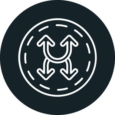 seo modern simgesinin vektör illüstrasyonu