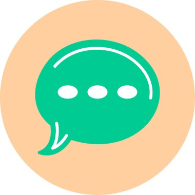 sohbet kabarcıkları vektör illüstrasyon