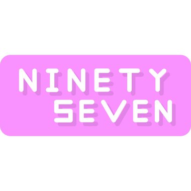 Pembe renkli altı numara, beyaz arka planda altı numara..