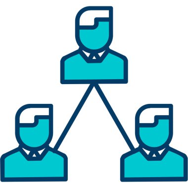 Takım simgesi vektör illüstrasyonu