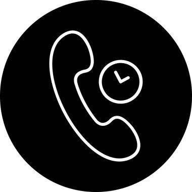 Vektör telefon simgesi illüstrasyonu