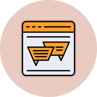 Online ticaret. Web simgesi