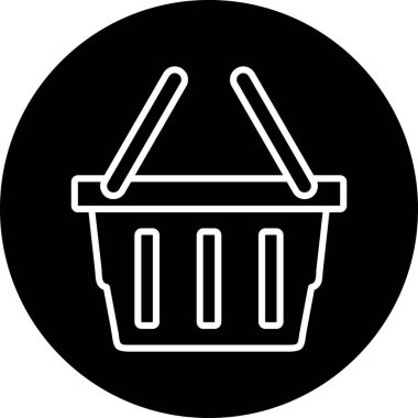 Alışveriş. Web simgesi basit tasarım