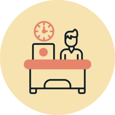 Doktor Web simgesi vektör illüstrasyonu