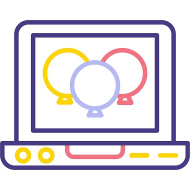 seo modern simgesinin vektör illüstrasyonu