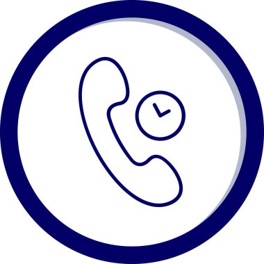 Çağrı. Web simgesi basit illüstrasyon