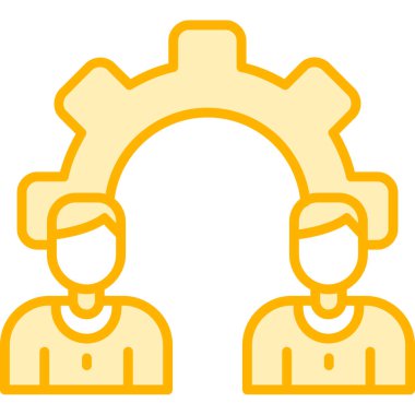 Çizgi film simgesinin vektör çizimi