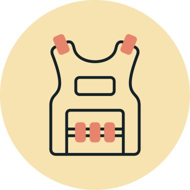 giysi simgesi vektör illüstrasyonu