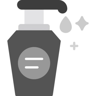 jel, köpük, sabun, şişe, dispenser vektör simgesi.