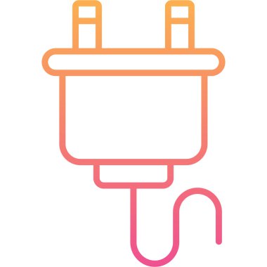 Güç. Web simgesi basit illüstrasyon