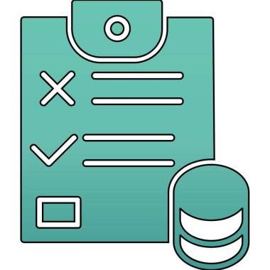 Kontrol işaretinin vektör çizimi