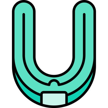 Mıknatıs Web simgesi basit illüstrasyon