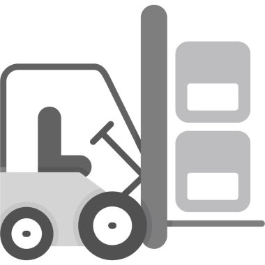 Kamyon. Web simgesi basit illüstrasyon