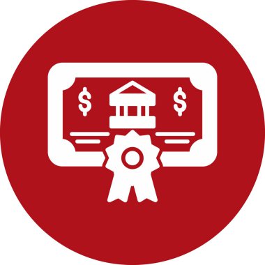 bankacılık simgesi, iş konsepti, vektör illüstrasyonu