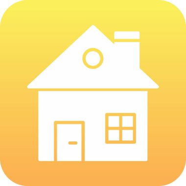 ev simgesi, vektör illüstrasyonu