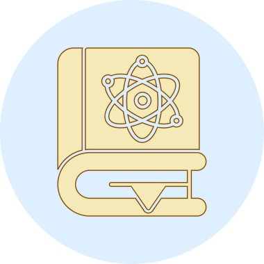 Bilim ve teknoloji renkli vektör illüstrasyon grafik tasarımı