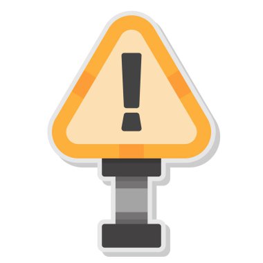 Uyarı işareti vektör simgesi