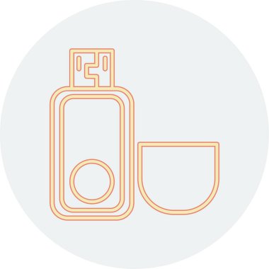 Bir gaz simgesinin vektör illüstrasyonu