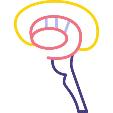 - Şeker. Web simgesi basit illüstrasyon