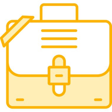 Çanta. Web simgesi basit illüstrasyon