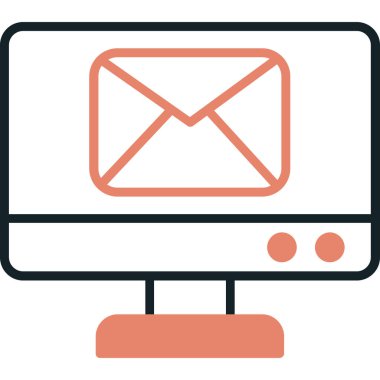 e- posta simgesi vektör illüstrasyonu