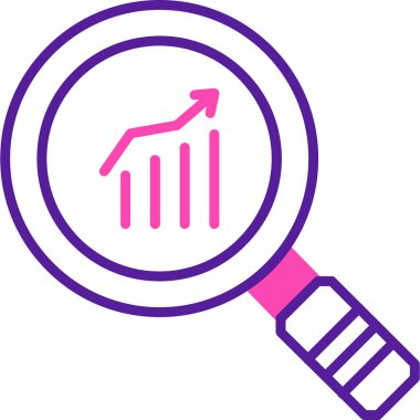 analiz simgesi, vektör illüstrasyonu