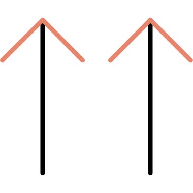 Ok simgesi vektör çizimi