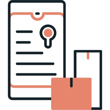 Bir belge dosyasının vektör illüstrasyonu