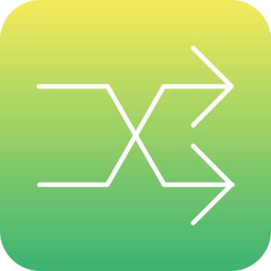 Benzersiz ok aşağı vektör simgesi