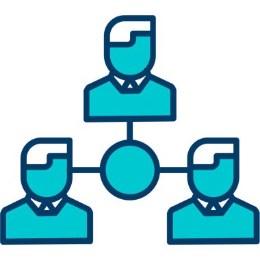 İnsan simgesinin vektör illüstrasyonu