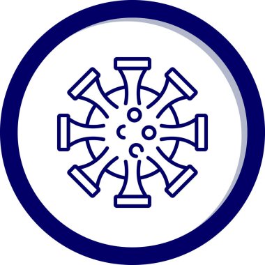 Bir kar tanesi simgesinin vektör çizimi