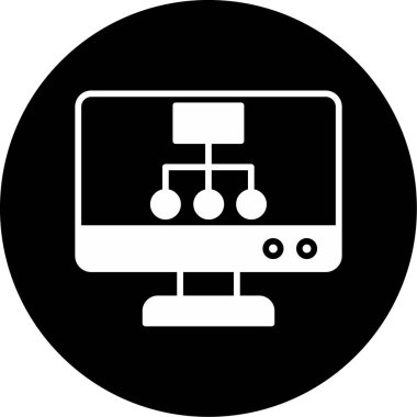 seo modern simgesinin vektör illüstrasyonu