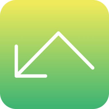 güzel ev çizgisi vektör simgesi