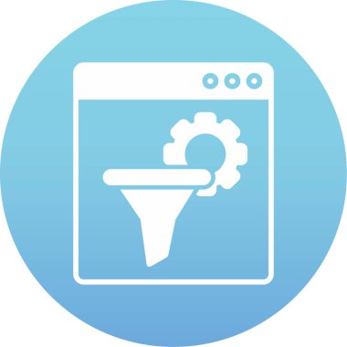 seo modern simgesinin vektör illüstrasyonu