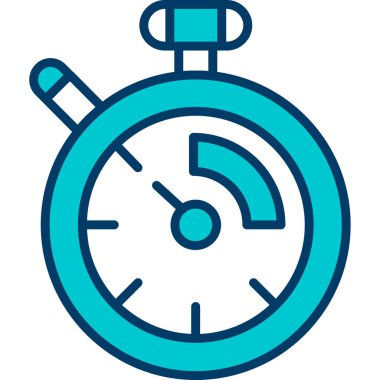 Alarm saati simgesi vektör çizimi tasarımı