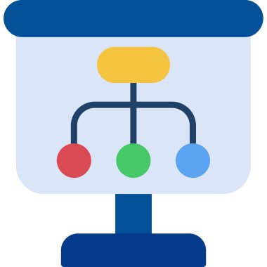 Veri. Web simgesi basit illüstrasyon