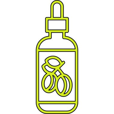 Bir şişenin vektör illüstrasyonu