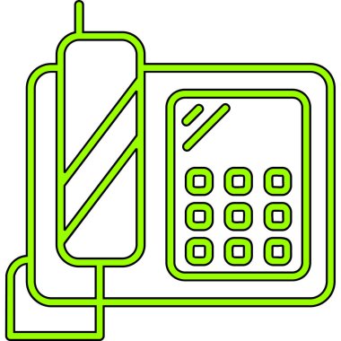 - Telefon. Web simgesi vektör illüstrasyonu