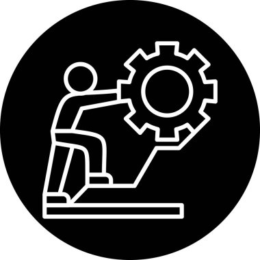 seo modern simgesinin vektör illüstrasyonu